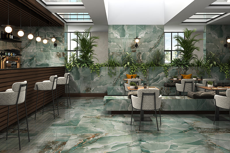 Gresie  / faianta Onice Aqua P. 60X120cm made in spania