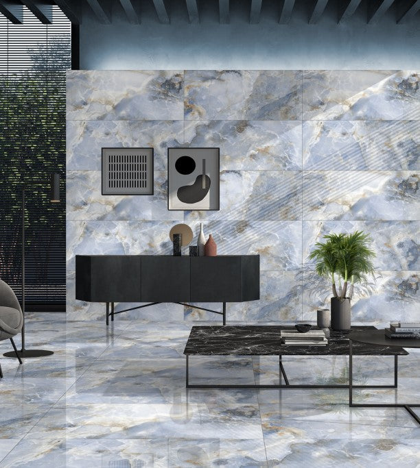 Gresie  / faianta onyx blu 60X120cm