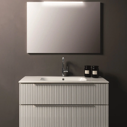 Mobilier baie contamporan Domino 106 Gaia Mobili Italy