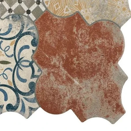 Gresie Faianta Riga Patchwork 45x45cm - Design Decorativ Unic - Made in Spain