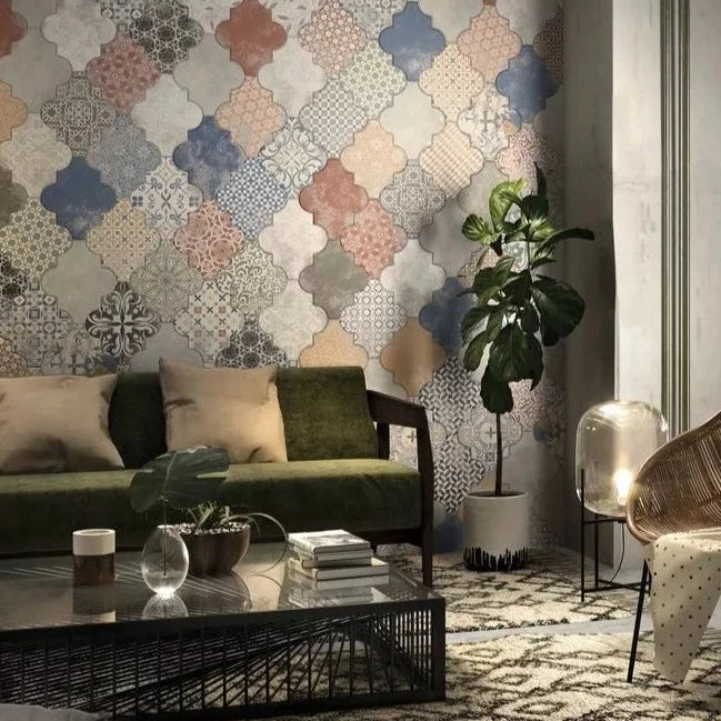 Gresie Faianta Riga Patchwork 45x45cm - Design Decorativ Unic - Made in Spain
