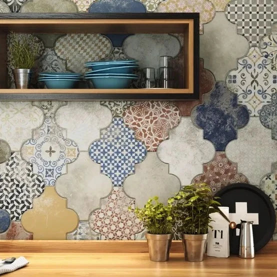 Gresie Faianta Riga Patchwork 45x45cm - Design Decorativ Unic - Made in Spain