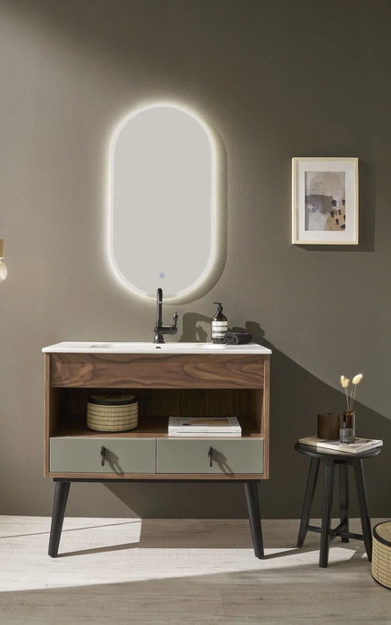 Mobilier baie contemporan Modi 106x51cm Gaia Mobili Italy