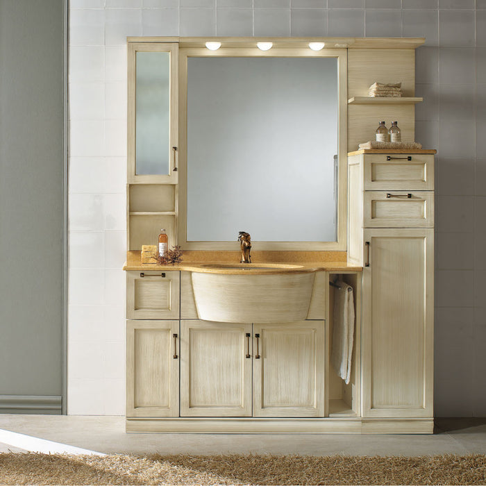 Mobilier baie clasic Tudor 5 155x58cm Bmt Mobili Italy