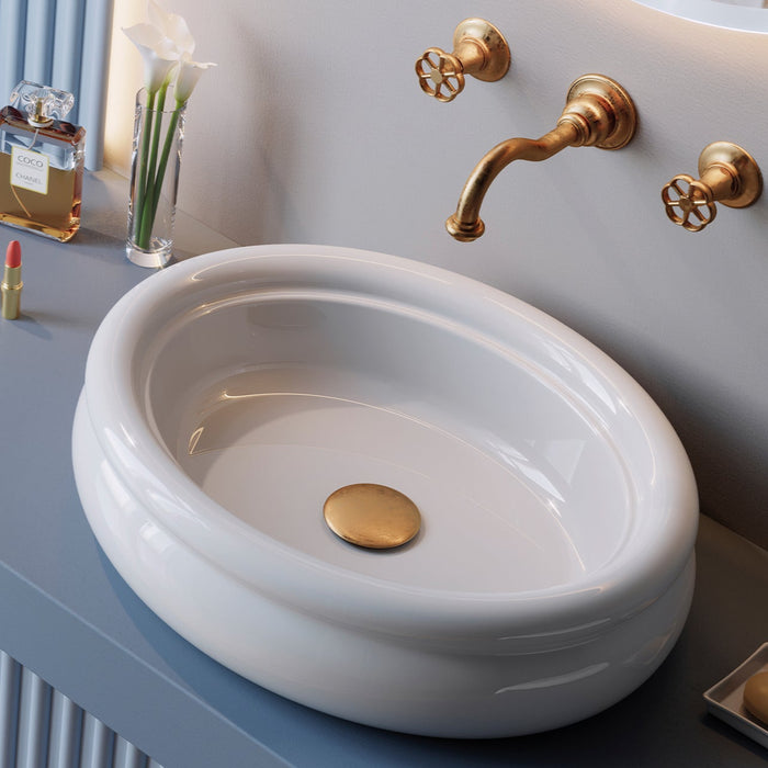 Romantica Lavoar blat alb Italia 56cm*P46cm*H15cm