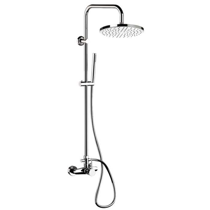 Coloană Cadă Duș SWING 3 Căi Crom - Para 20x20cm - Made in Italy
