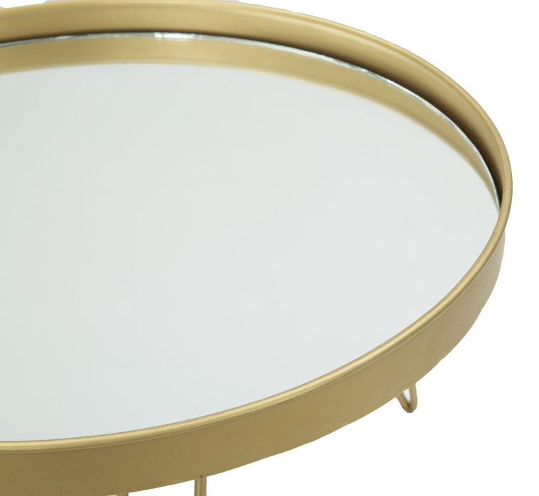 Tava metalica Gold/Oglinda Cm Ø 36,5X22