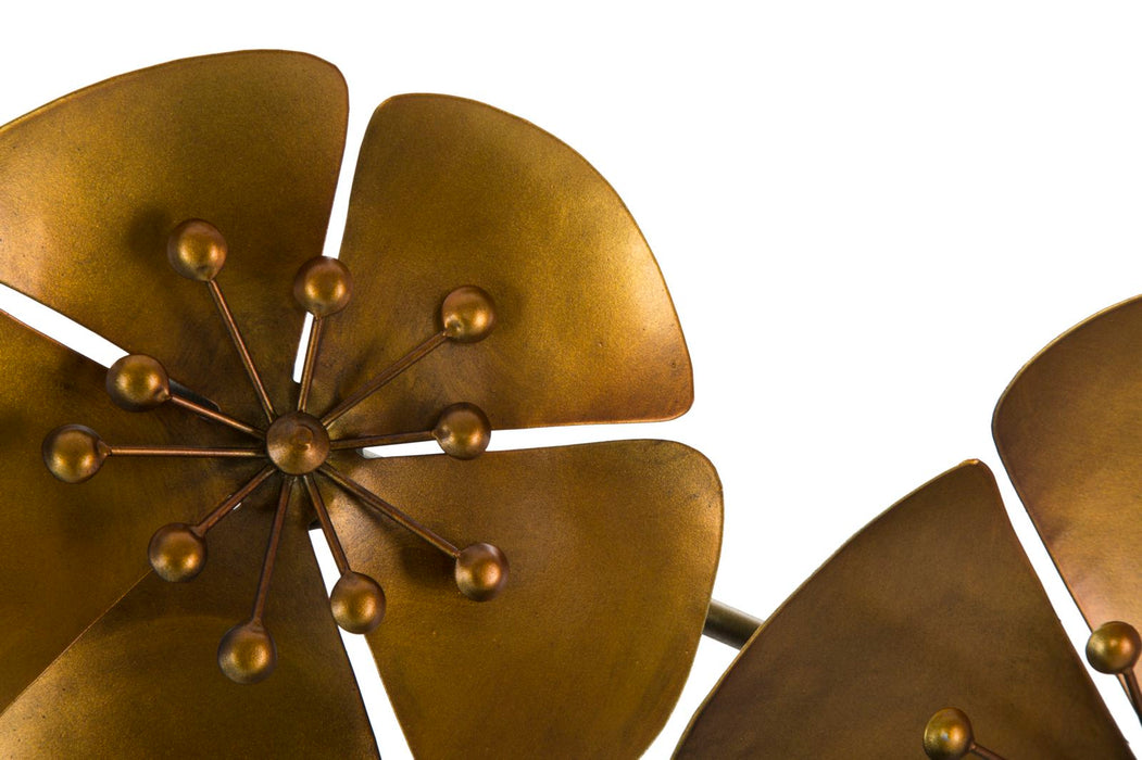 Decor De Perete Flowe Goldy -B- Cm 80X6X57