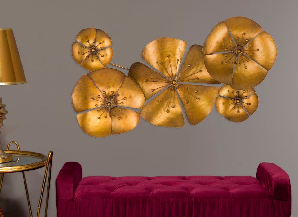 Decor De Perete Flore Goldy -A- Cm 94X6X50