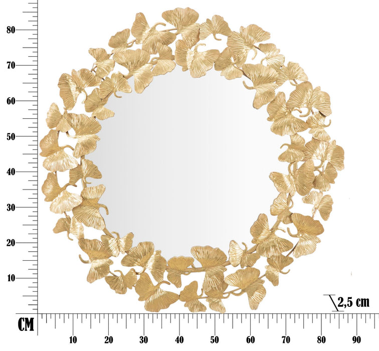 Oglinda rotunda Frunza  Cm Ø 87X2,5