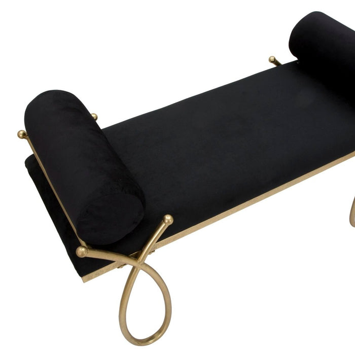 Banca RIBBON Negra Cm 112,5X49X53