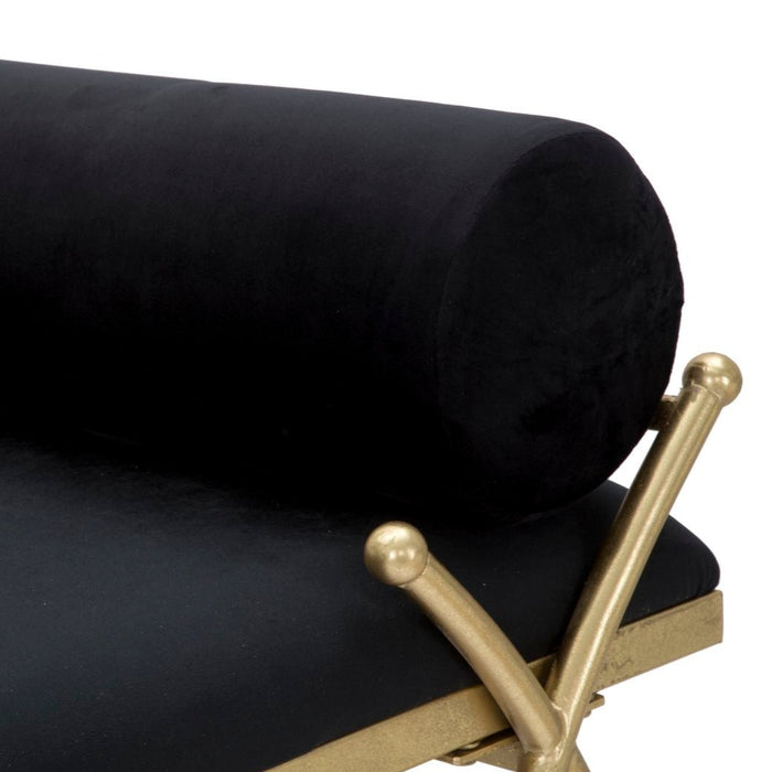 Banca RIBBON Negra Cm 112,5X49X53