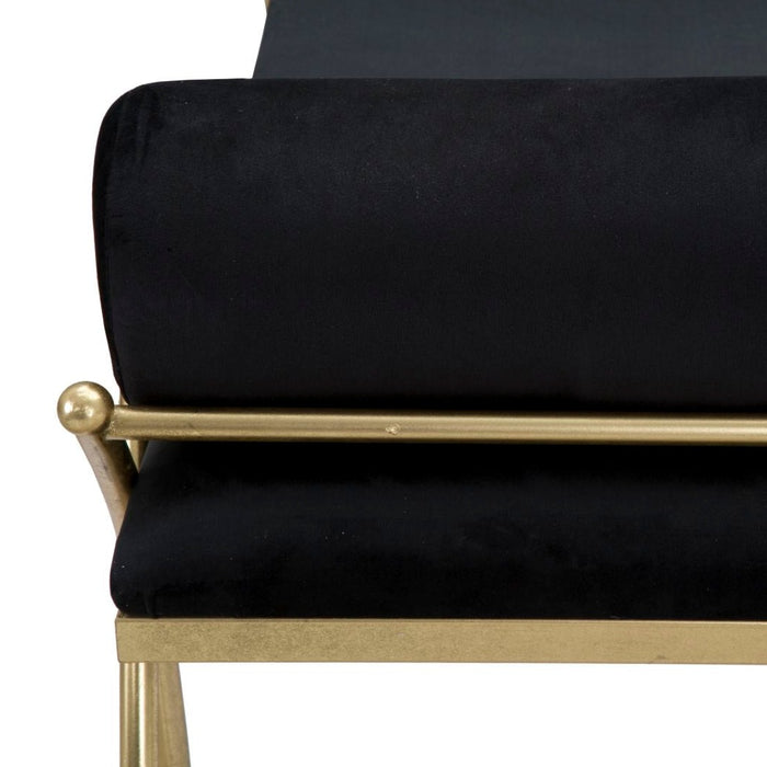 Banca RIBBON Negra Cm 112,5X49X53