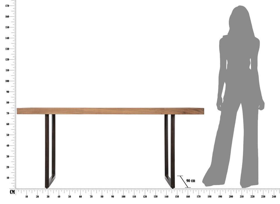 Masa Table Mumbai Cm 175X90X77 (Legno Di Acacia Nilotica)