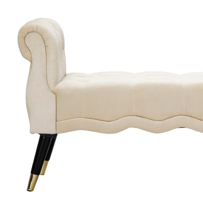 Banca Paris Crema/Aur Cm 120X40X60