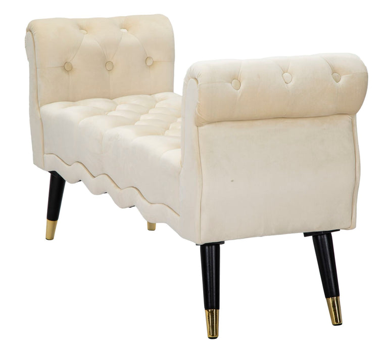 Banca Paris Crema/Aur Cm 120X40X60