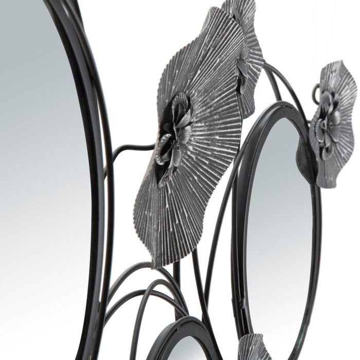 Panou Fier Cu Oglinza Rotund Inchis Cm 117X5,5X49