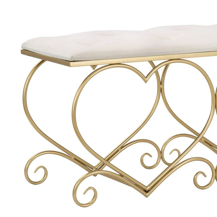 Banca Inima Crema Cm 105X37,5X51,5