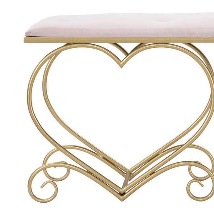 Banca Inima Rosa Cm 105X37,5X51,5
