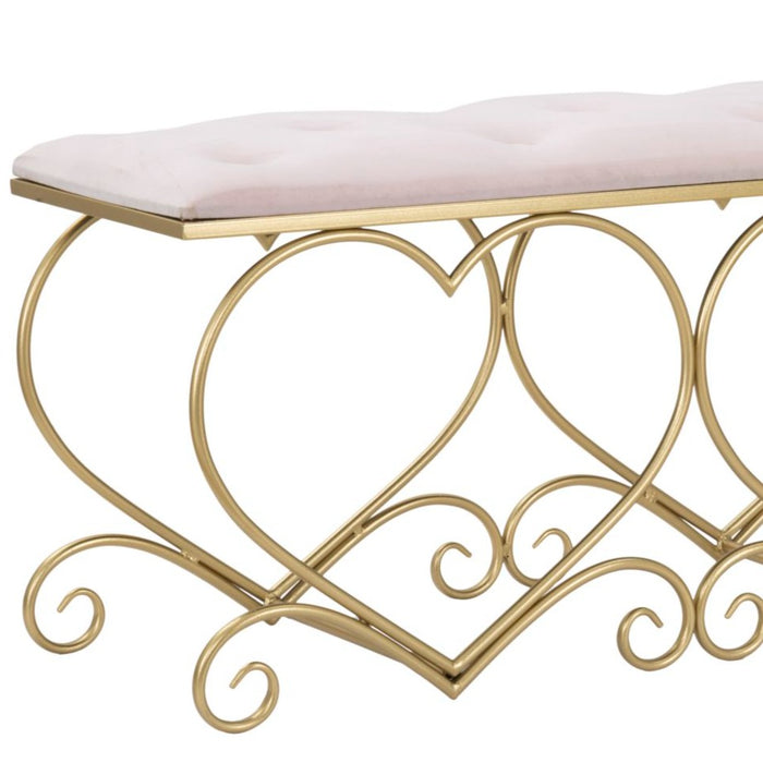 Banca Inima Rosa Cm 105X37,5X51,5