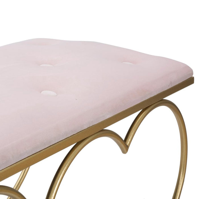 Banca Inima Rosa Cm 105X37,5X51,5