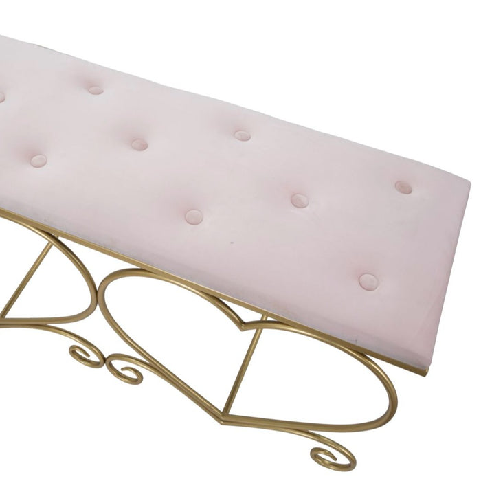 Banca Inima Rosa Cm 105X37,5X51,5