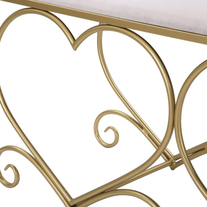 Banca Inima Rosa Cm 105X37,5X51,5