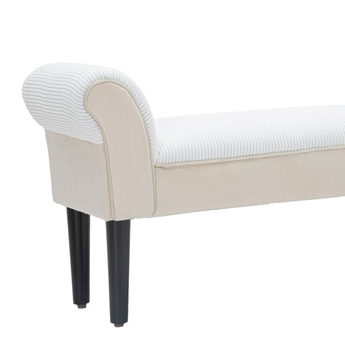 Banca Velvet Crema Cm 102X31X51