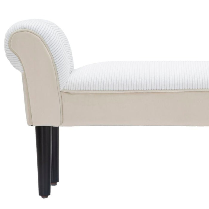 Banca Velvet Crema Cm 102X31X51