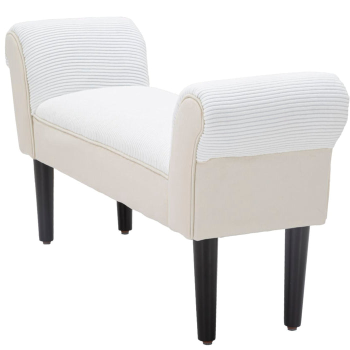 Banca Velvet Crema Cm 102X31X51