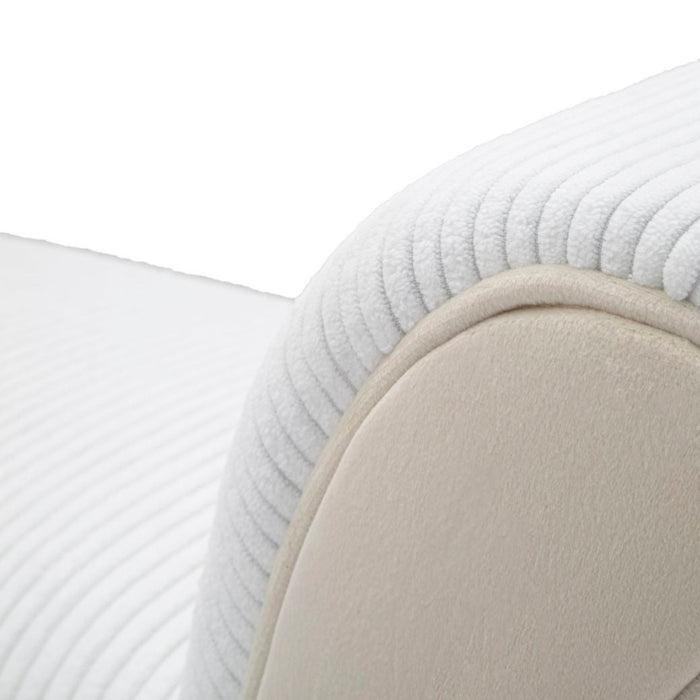 Banca Velvet Crema Cm 102X31X51