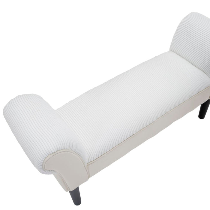 Banca Velvet Crema Cm 102X31X51