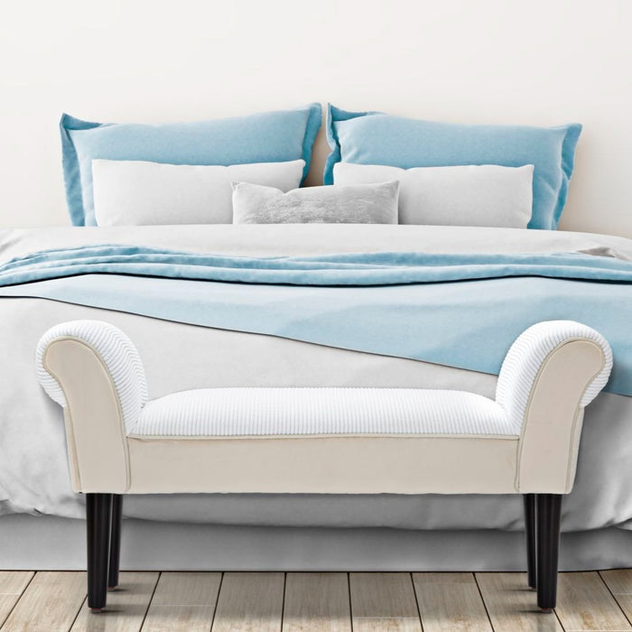 Banca Velvet Crema Cm 102X31X51