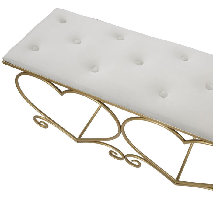 Banca Inima Crema Cm 105X37,5X51,5