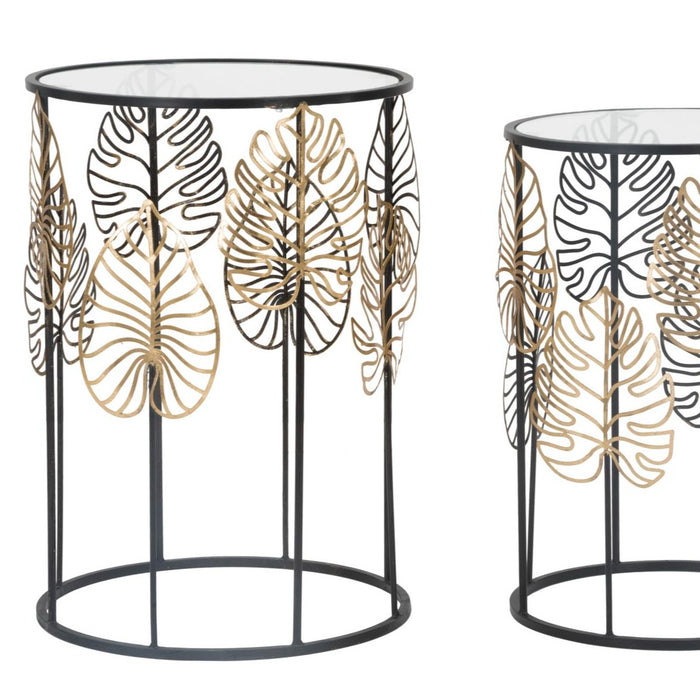 Pereche eleganta de mese Glam Cm Ø 38X55-33X50