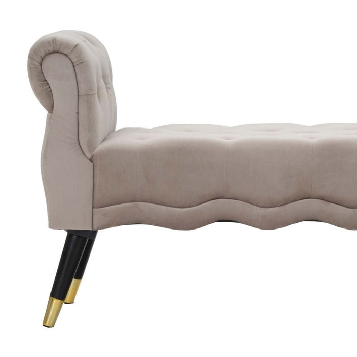 Banca Paris Gri/Aur Cm 120X40X60