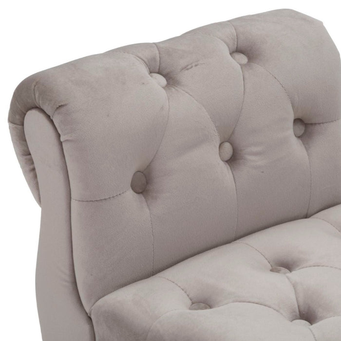Banca Paris Gri/Aur Cm 120X40X60