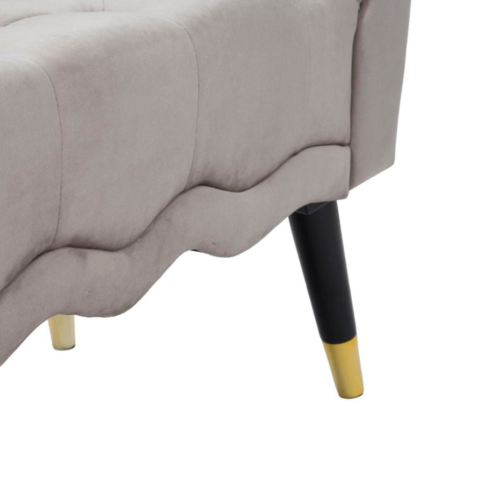 Banca Paris Gri/Aur Cm 120X40X60