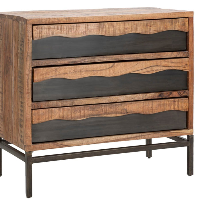 Comoda Yellowstone Cm 88X45X80 (Legno Di Acacia Nilotica)