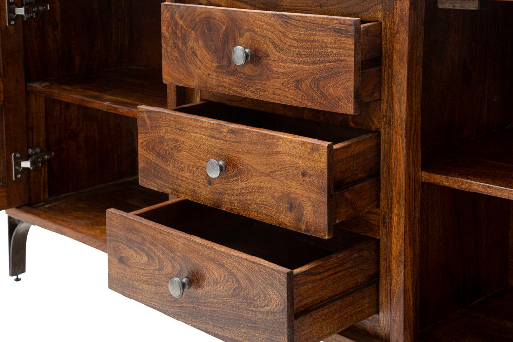 Dulap elegant Mustang Cm 175X40X75 (Legno Di Acacia Nilotica)