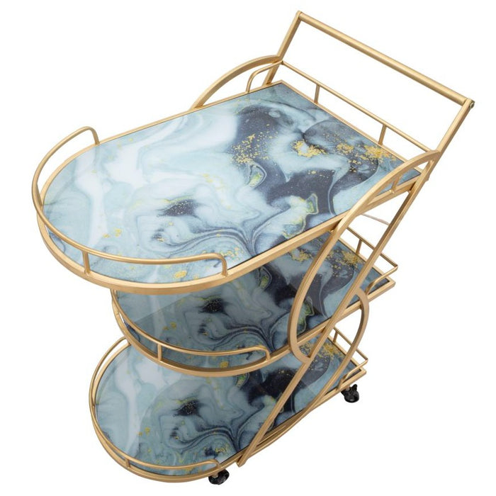 Carucior Marmura Sticla Mix Cm71X45,5X84,5