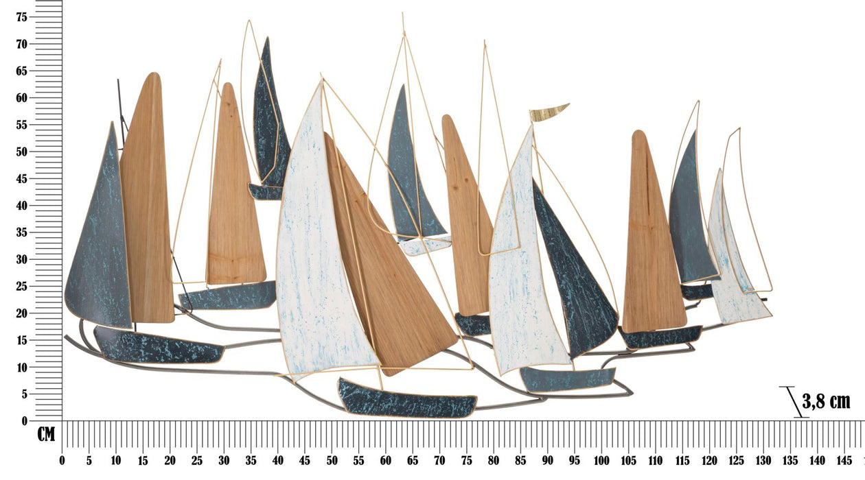Panou De Perete Intunecata Regata Cm 132X3.8X76,8