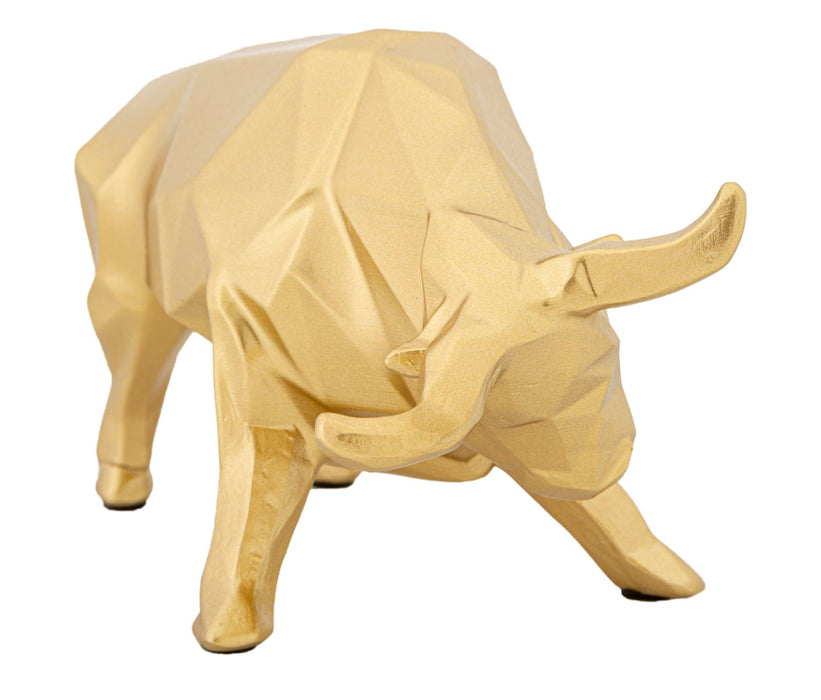 Statuie de aur eleganta in forma de taur