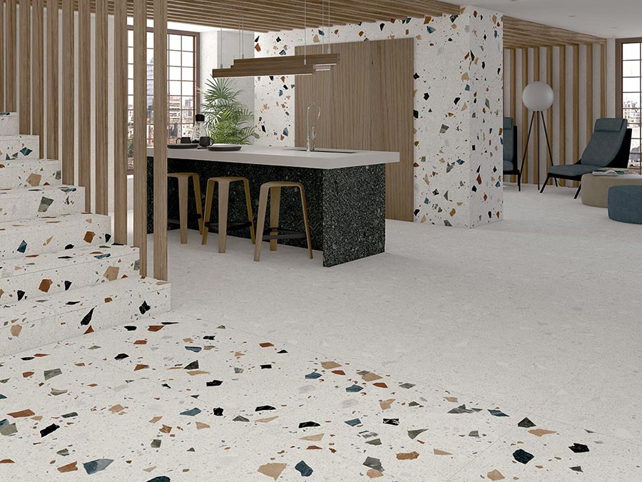 Gresie / faianta terrazzo miscela nacar 120X120cm Spania