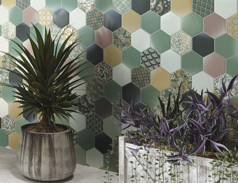 Gresie faianta hex nouveau 26.5X51 cm made in spania
