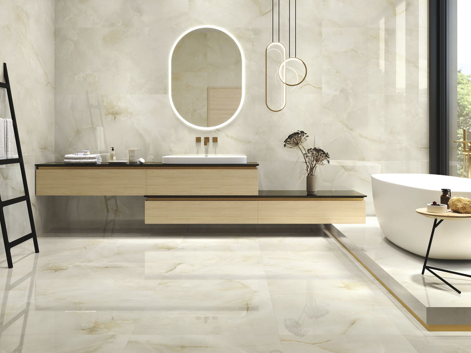 Gresie / faianta quios cream pulido 80X80 cm