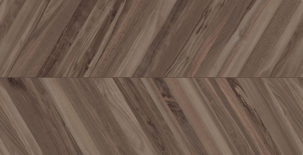 Gresie fleur de bois chevron chocolat 60X119.5 cm made in italia