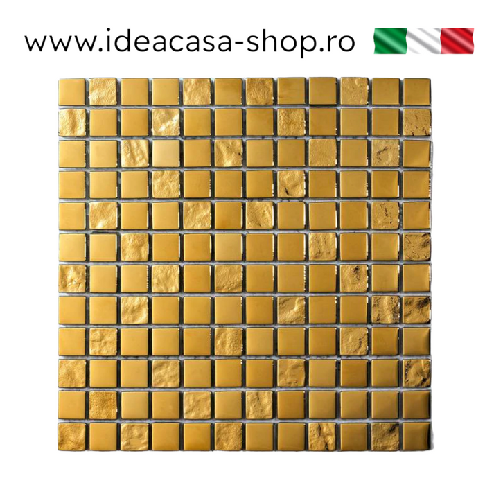 Mozaic decorativ Elegance Luxury Gold 30x30 cm placi aurii