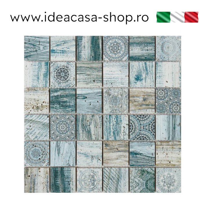 MOZAIC HYDRA BLUE 30X30CM