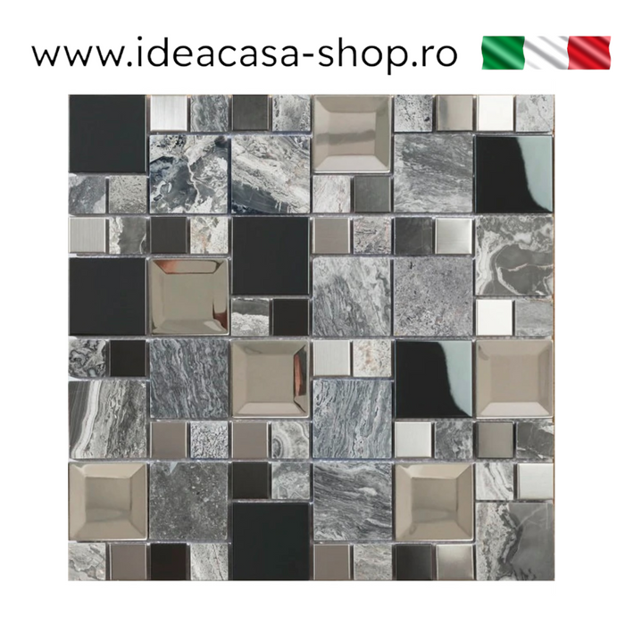 MOZAIC KAOS GRI 30X30CM